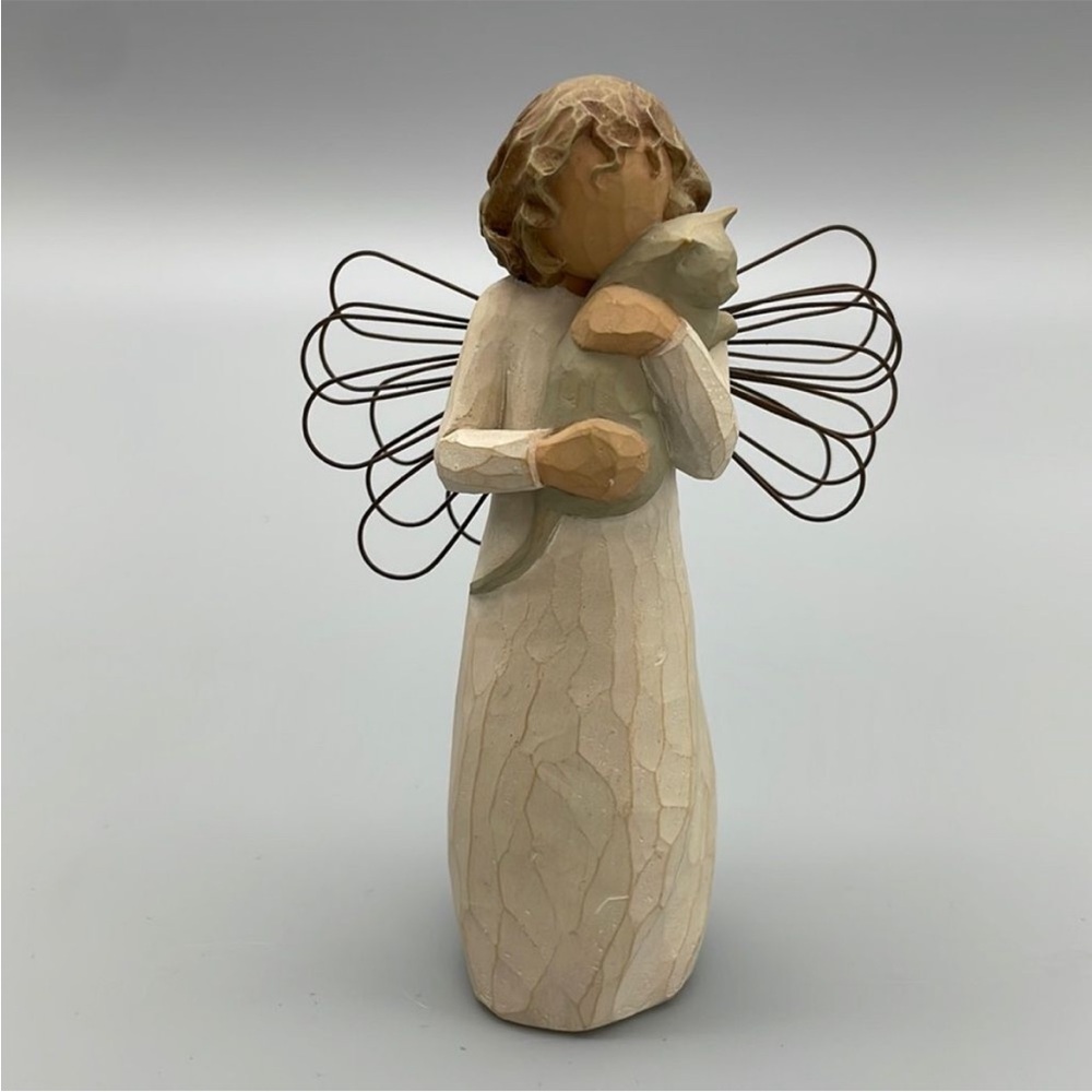 Willow Tree With Affection Cat 2003 by Susan Lordi Angel Cat